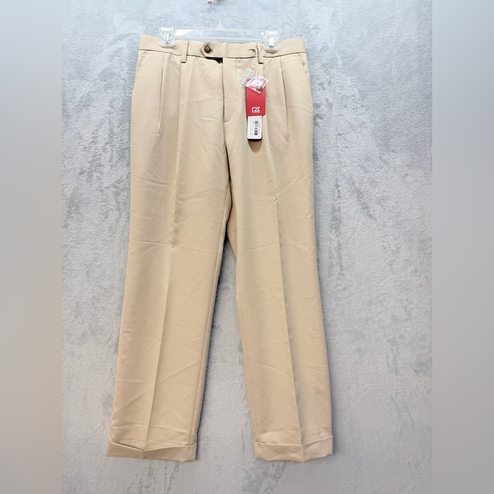 Cutter & Buck Men's Tan Chinos 32 x 30 New Pants